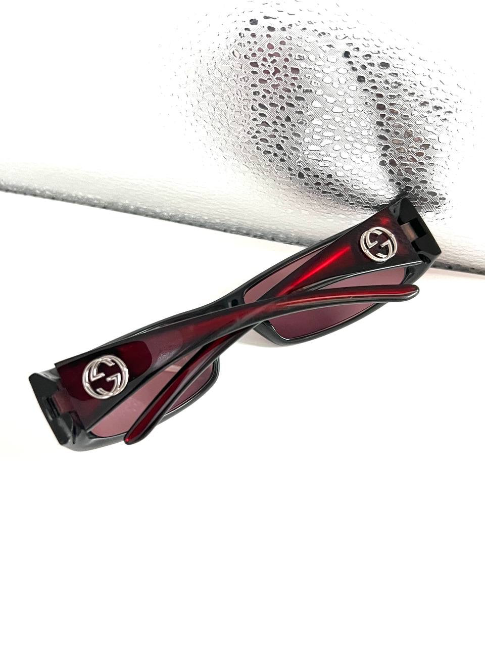 Vintage Gucci Sunglasses Tom Ford Era GG 2516 Cherry Red