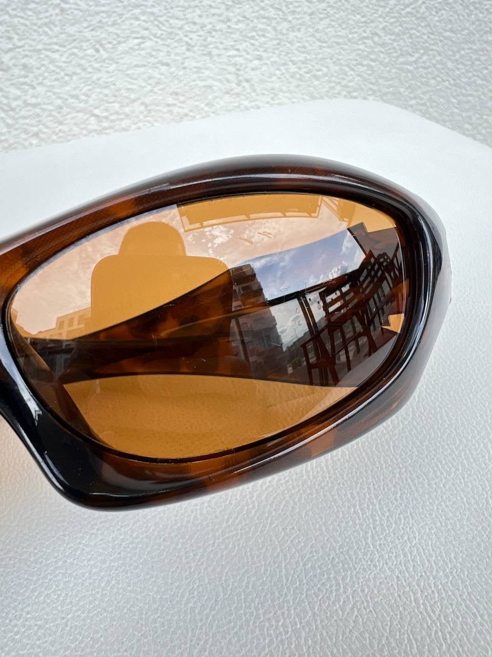 2003 Vintage Oakley Monster Dog 1st Gen Brown Tortoise / Bronze Sunglasses