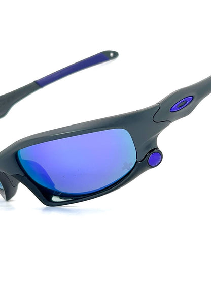 2011 Oakley Split Jacket Infinite Hero Carbon / Violet Iridium Sunglasses