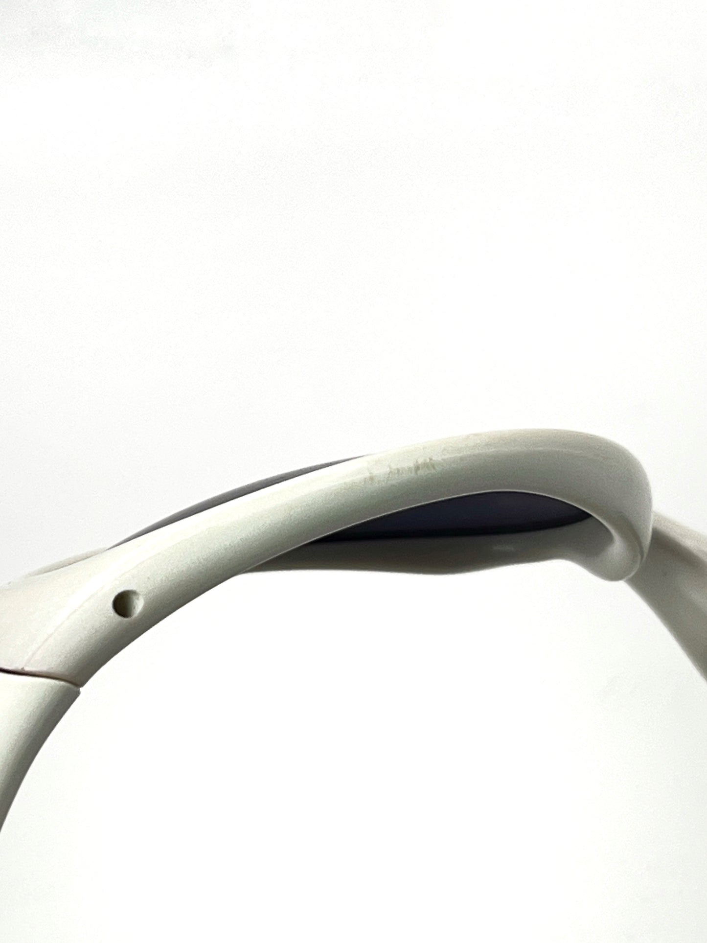 1999 Vintage Oakley Eye Jacket Pearl White / Black Iridium