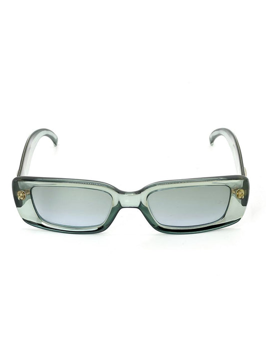 00s Vintage Gucci Sunglasses Transparent Green GG2409 Tom Ford Era