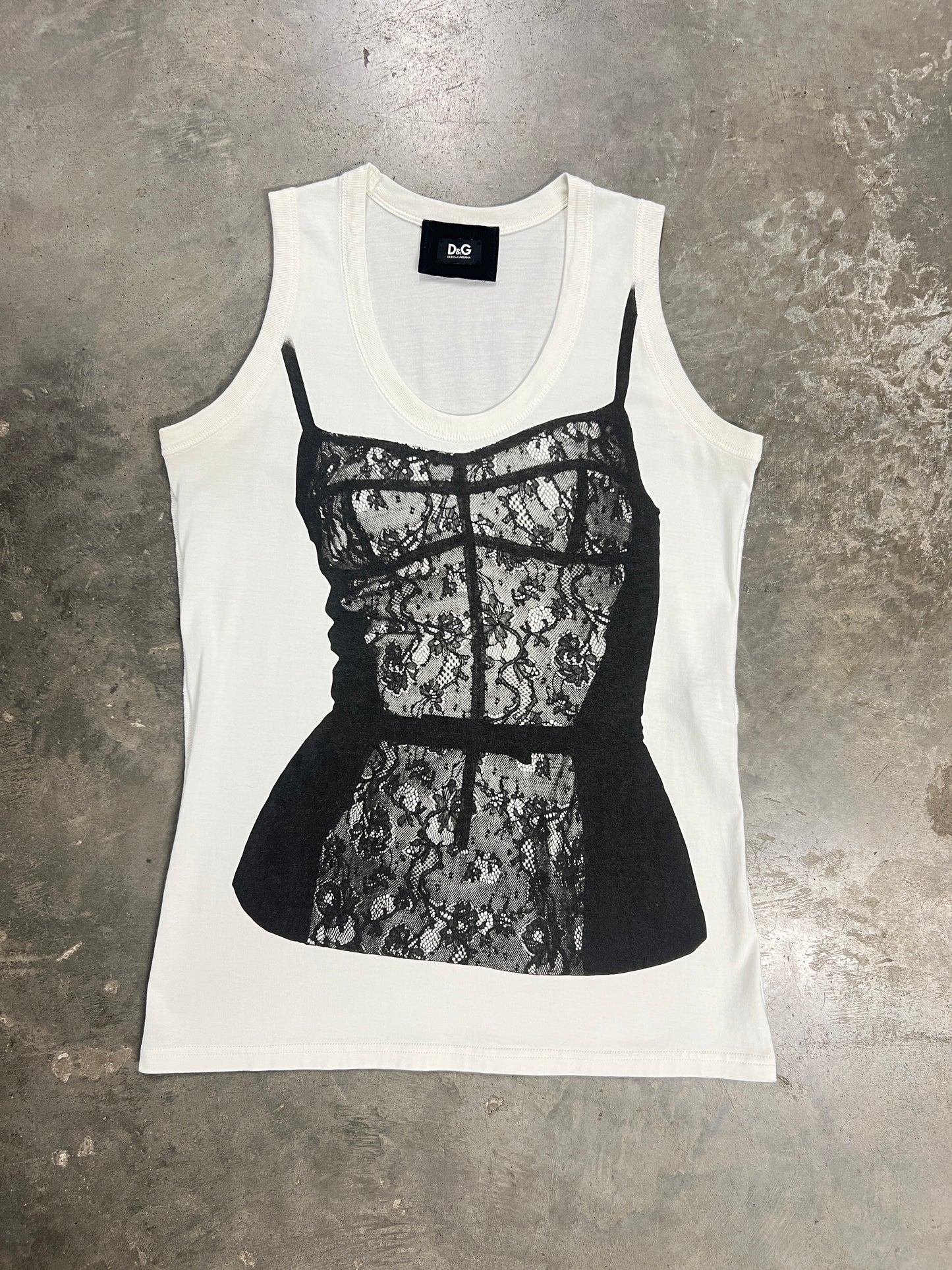 00s Vintage Dolce & Gabbana Tank Top Shirt