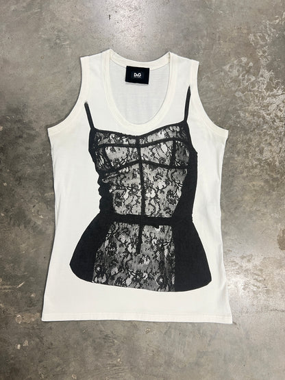 00s Vintage Dolce & Gabbana Tank Top Shirt