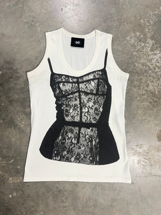 00s Vintage Dolce & Gabbana Tank Top Shirt