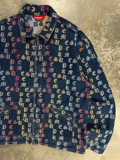 2022 Supreme Gradient Jacquard Denim Jacket