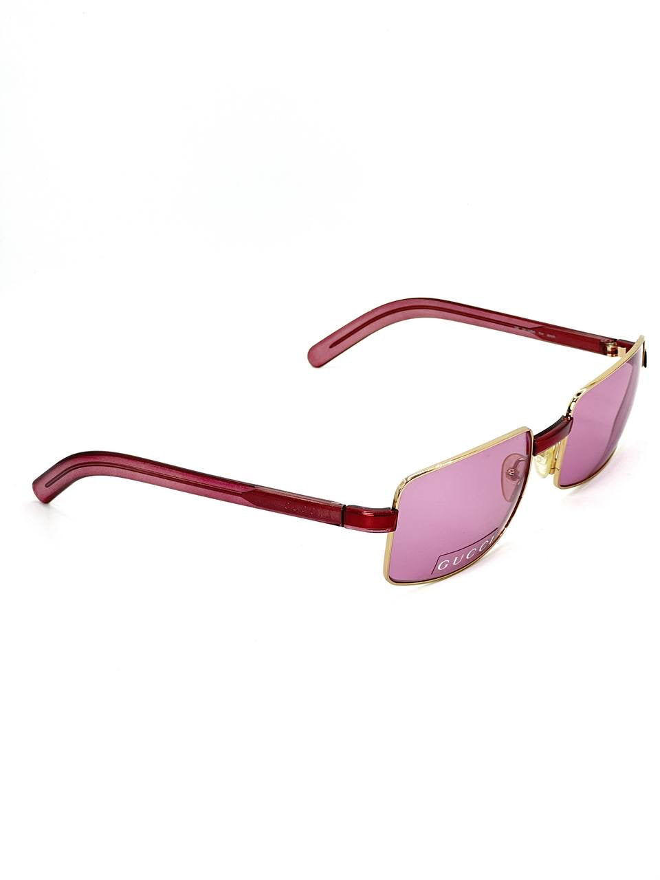00s Vintage Gucci Sunglasses GG1378 Pink Tom Ford Era