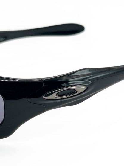 2003 Vintage Oakley Monster Dog Polished Black / Grey Sunglasses