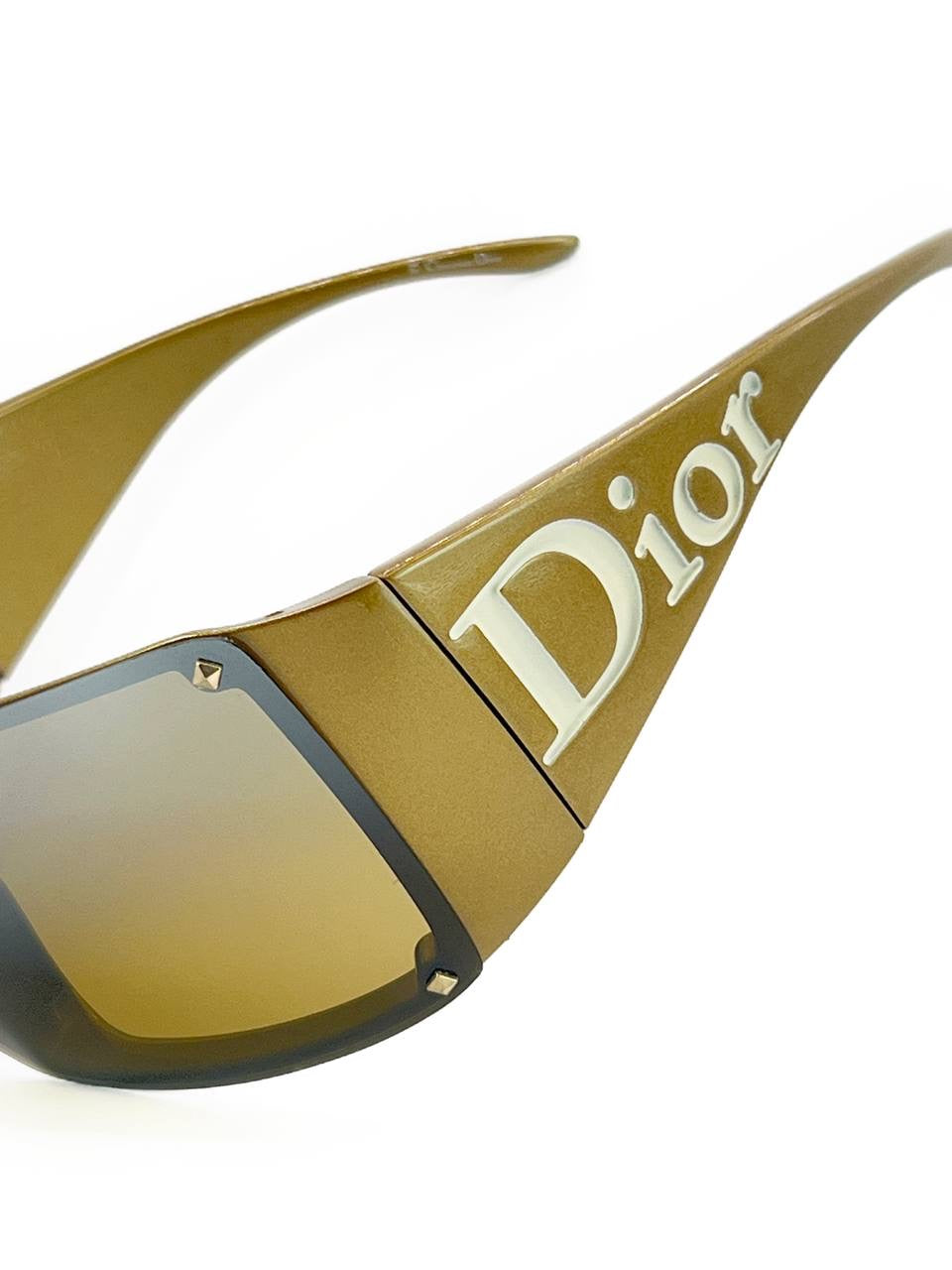 2006 Vintage Dior Overshine 2 Gold Sunglasses