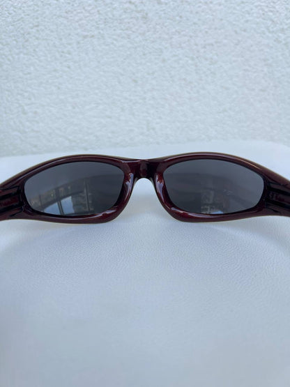 1999 Vintage Oakley Straight Jacket Redline / Black Iridium Sunglasses