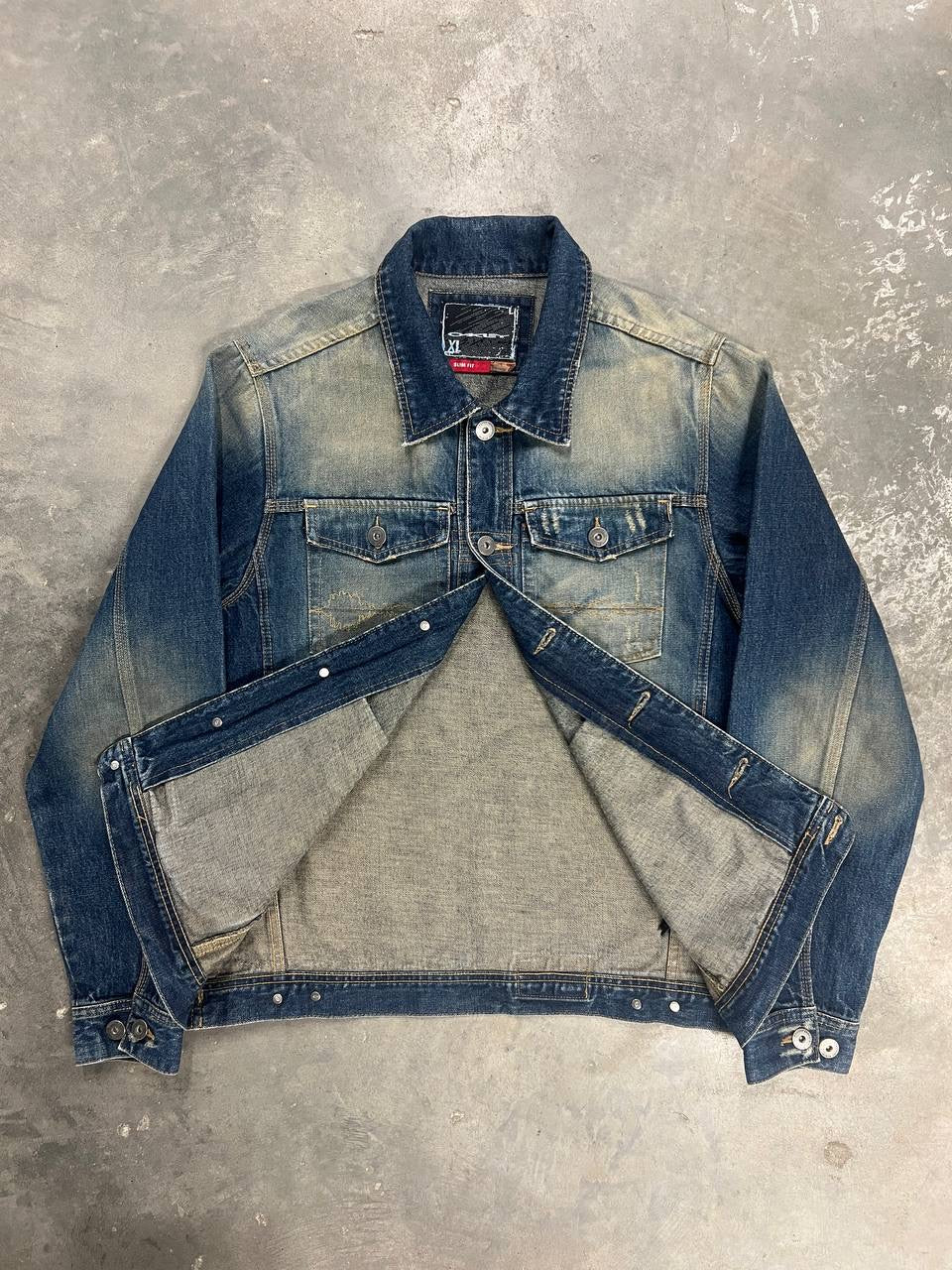 2006 Vintage Oakley MP3 Denim Jacket