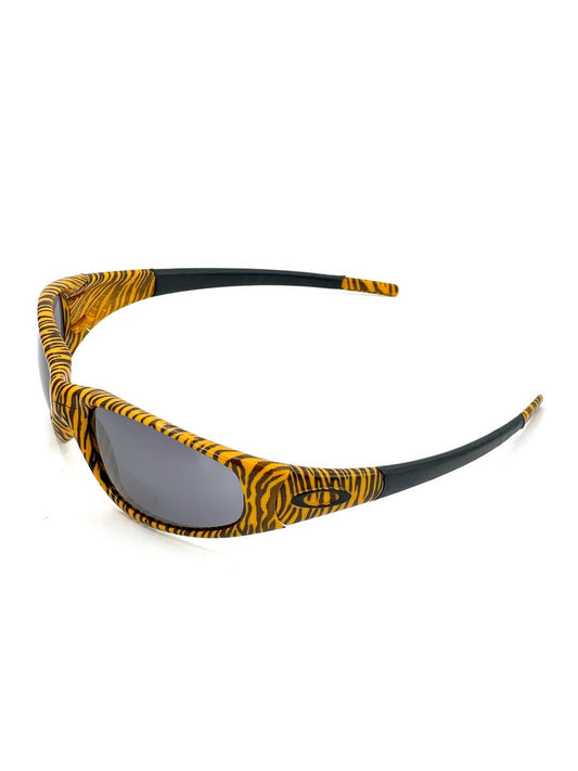 1996 Vintage Oakley Straight Jacket Bengal / Black Iridium Sunglasses