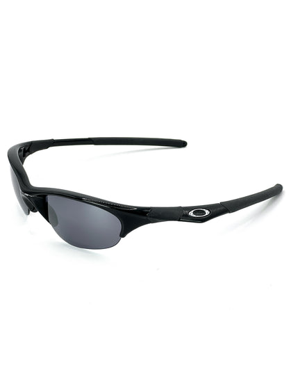 2002 Vintage Oakley Half Jacket 1.0 Black Iridium Sunglasses