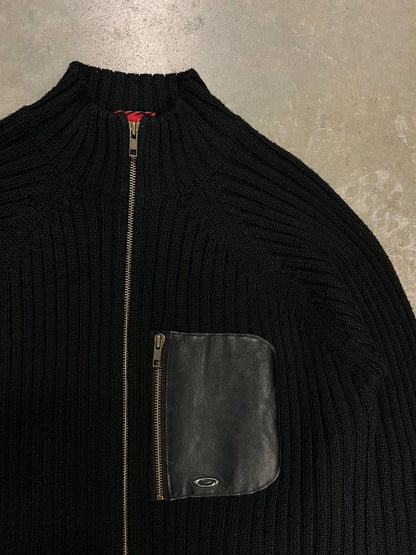 00s Vintage Oakley Zip Sweater