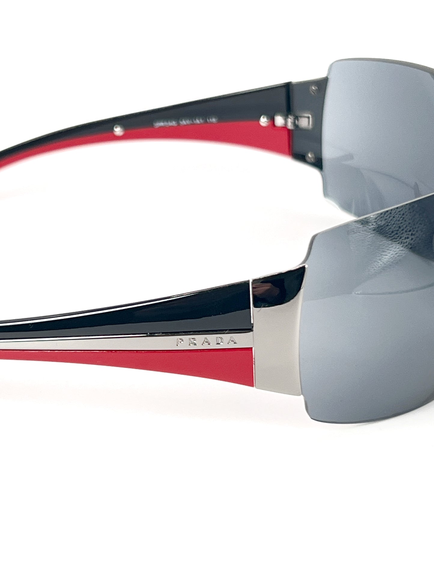 Prada SPR54G Two Tone Mask Sunglasses
