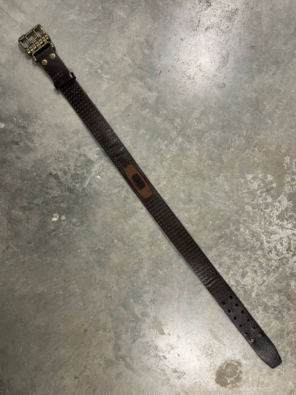 00s Vintage Oakley Leather Belt