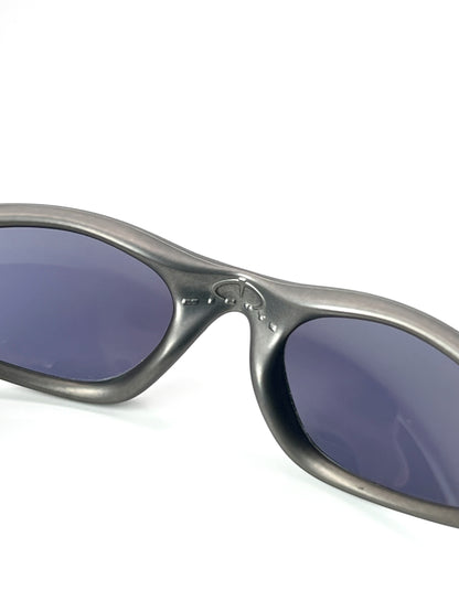 1998 Vintage Oakley Minute FMJ Gunmetal / Emerald Iridium Sunglasses