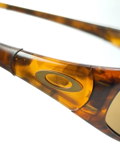 1996 Oakley Straight Jacket Tortoise / Gold Iridium Sunglasses