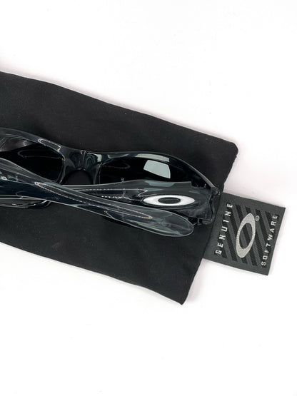 2003 Vintage Oakley Monster Dog Gen 1 Crystal Black Sunglasses