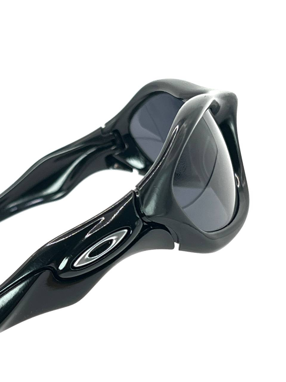 2004 Oakley Unknown Polished Black / Black Iridium Sunglasses