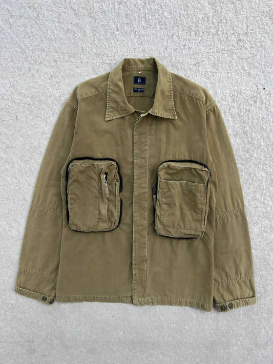 90s Vintage Military Packable Transformer Cargo Jacket