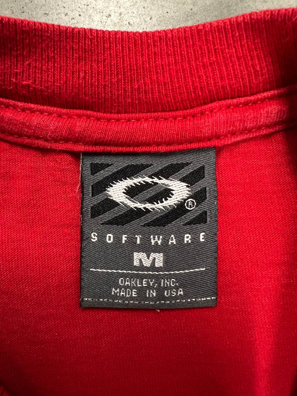 90s Vintage Oakley Software Skull T-Shirt