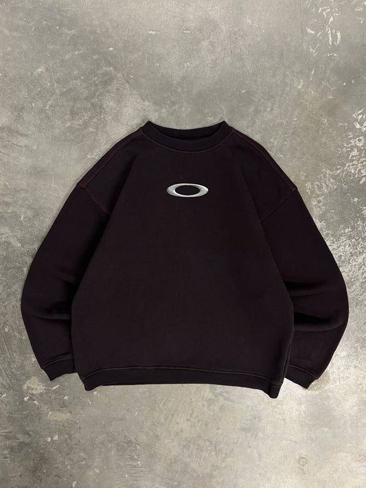 90s Vintage Oakley Software Sweatshirt Center Logo