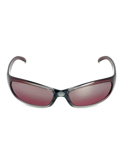 00s Vintage Chanel 6004 Cherry / Silver Gradient Rhinestones Sunglasses