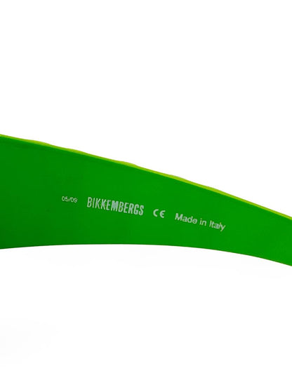 00s Vintage Bikkembergs Transformer Mask Sunglasses Green