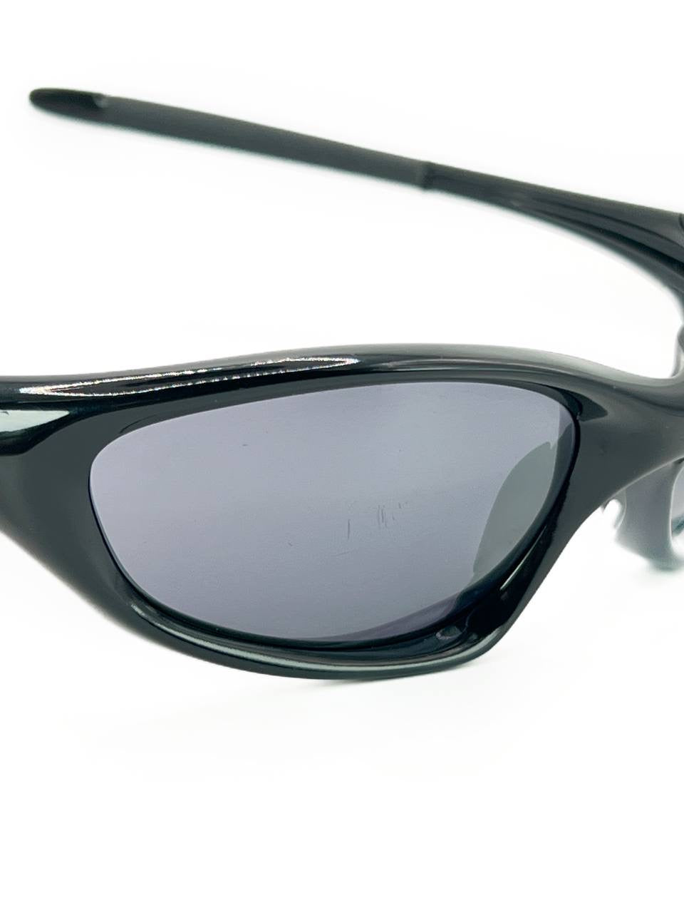 2000 Vintage Oakley XX Twenty Polished Black / Black Iridium Sunglasses