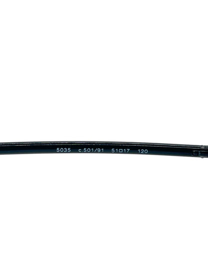 00s Vintage Chanel 5035 Black Sunglasses