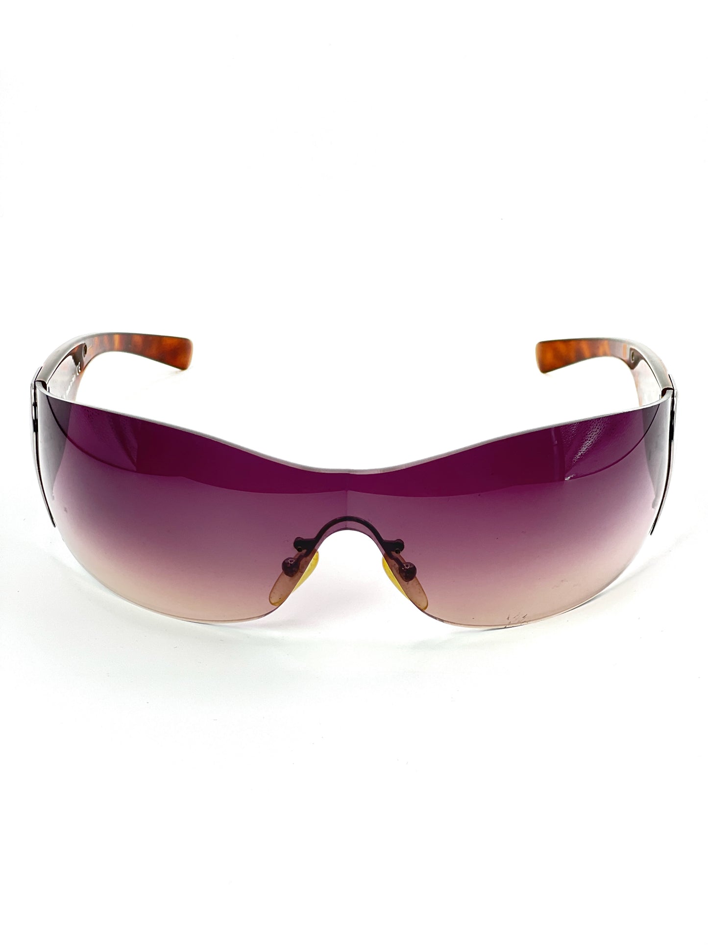 00s Vintage Prada Flame Mask Sunglasses