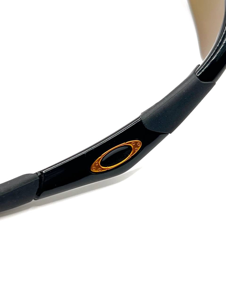 2002 Vintage Oakley Half Jacket Jet Black / Fire Iridium Sunglasses