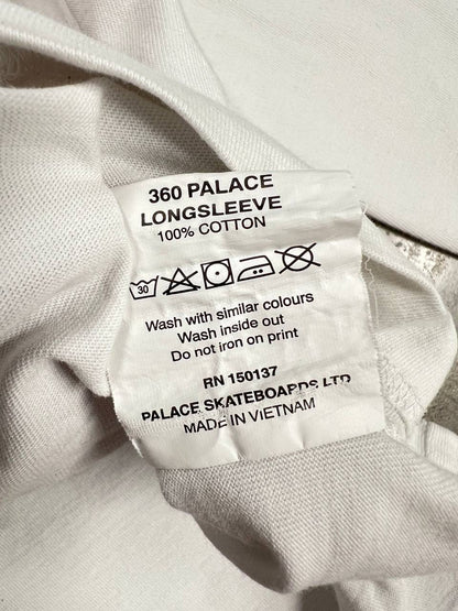 Palace 360 Degree White Long Sleeve T-Shirt