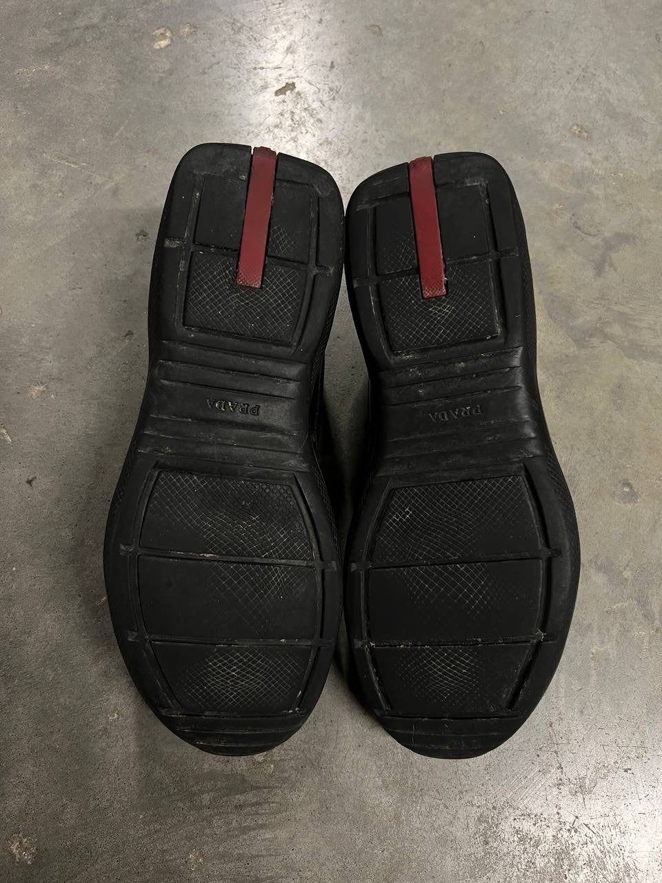 Vintage Prada American Cups Black Gloss Shoes