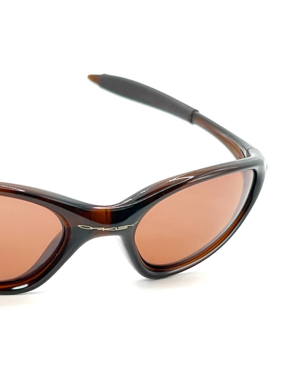 2000s Vintage Oakley Minute 1.0 Gen lll Polished Rootbeer / VR28 Sunglasses