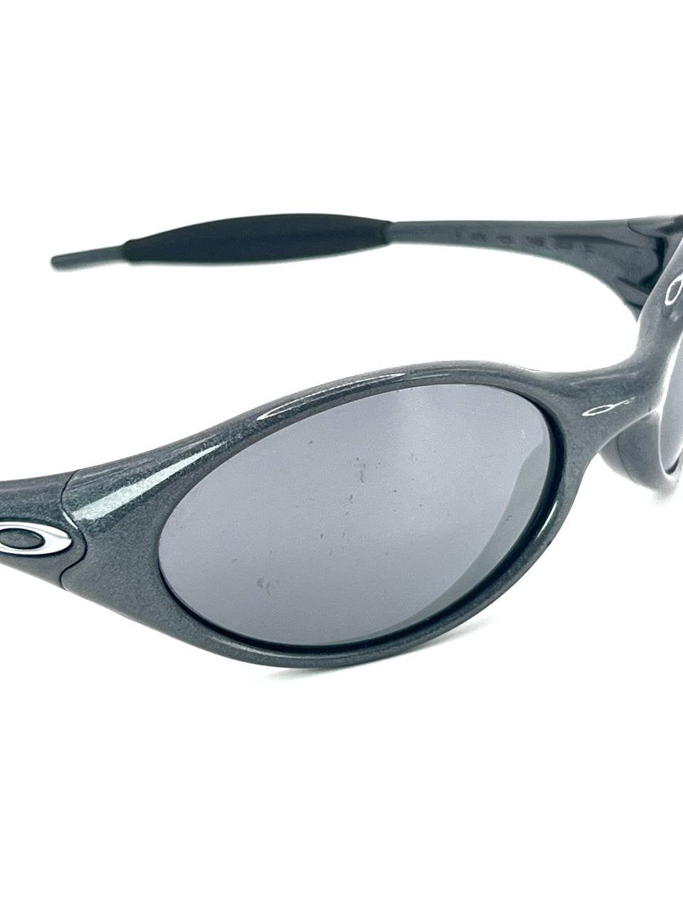 1999 Vintage Oakley New Eye Jacket Smoke / Black Iridium Sunglasses