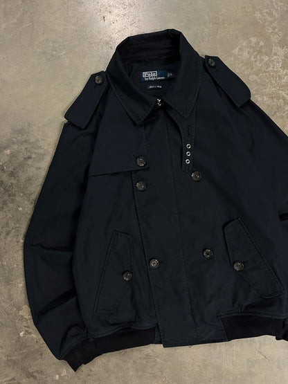 Vintage Polo Ralph Lauren Double Breasted Flight Blouson Harrington Jacket