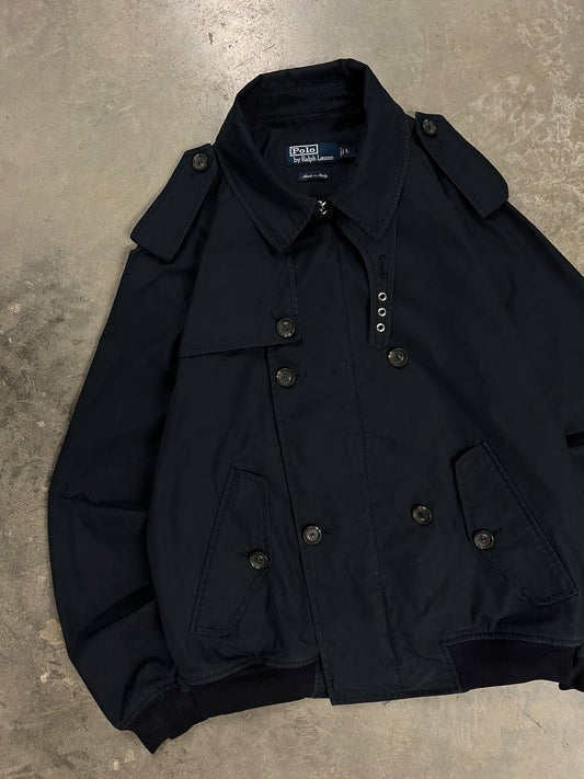 Vintage Polo Ralph Lauren Double Breasted Flight Blouson Harrington Jacket