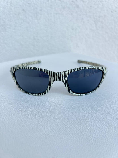 1997 Vintage Oakley Fives White Tiger / Black Iridium Sunglasses