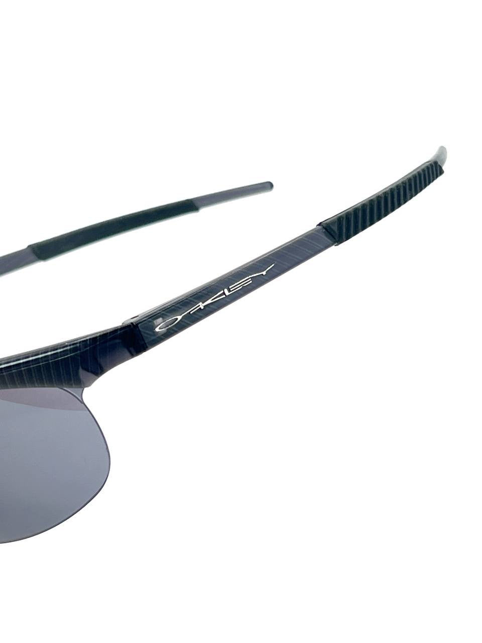 1994 Oakley Zero 0.4 Squared Sleet / Black Iridium Sunglasses