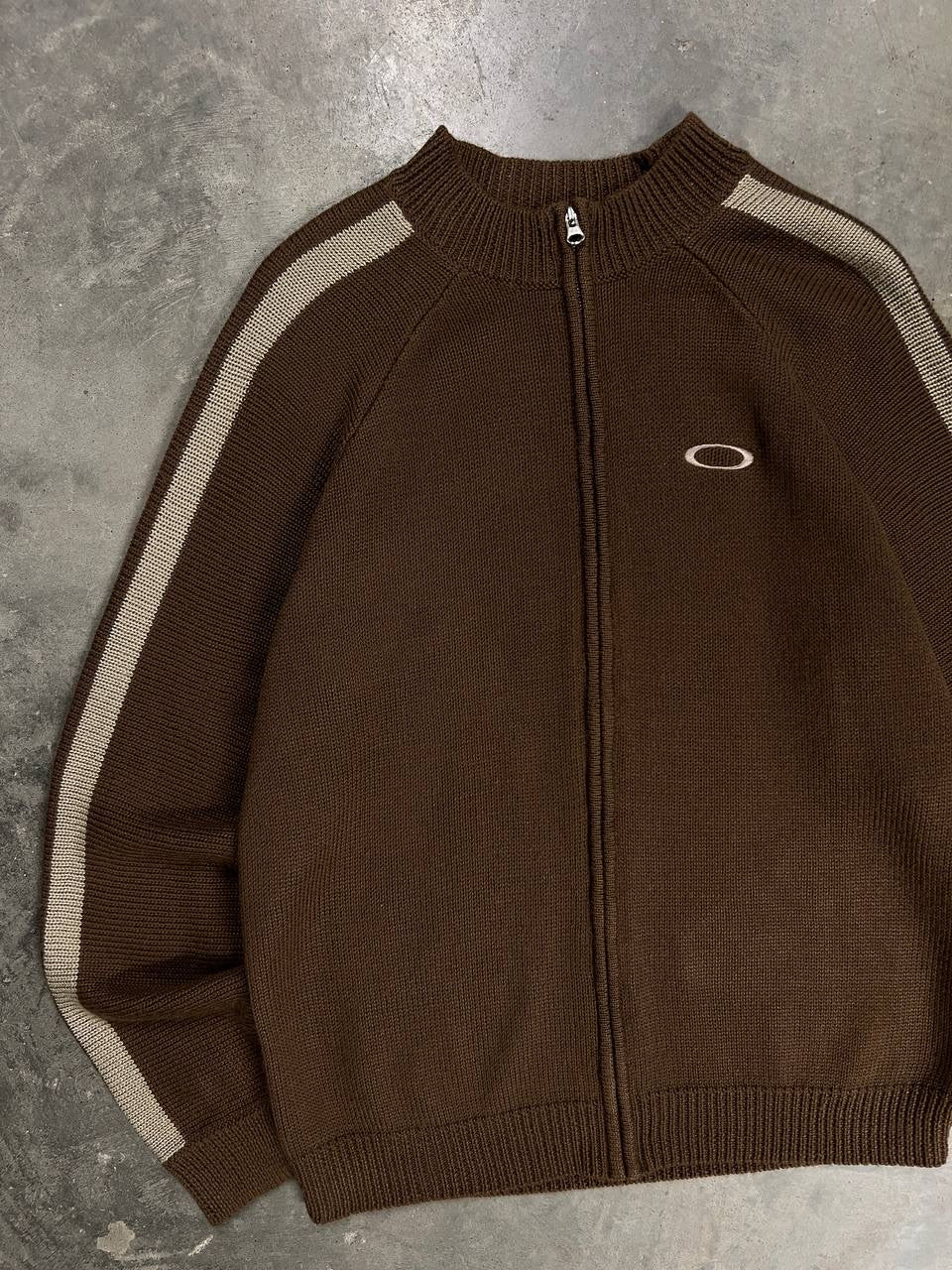 00s Vintage Oakley Zip Sweater
