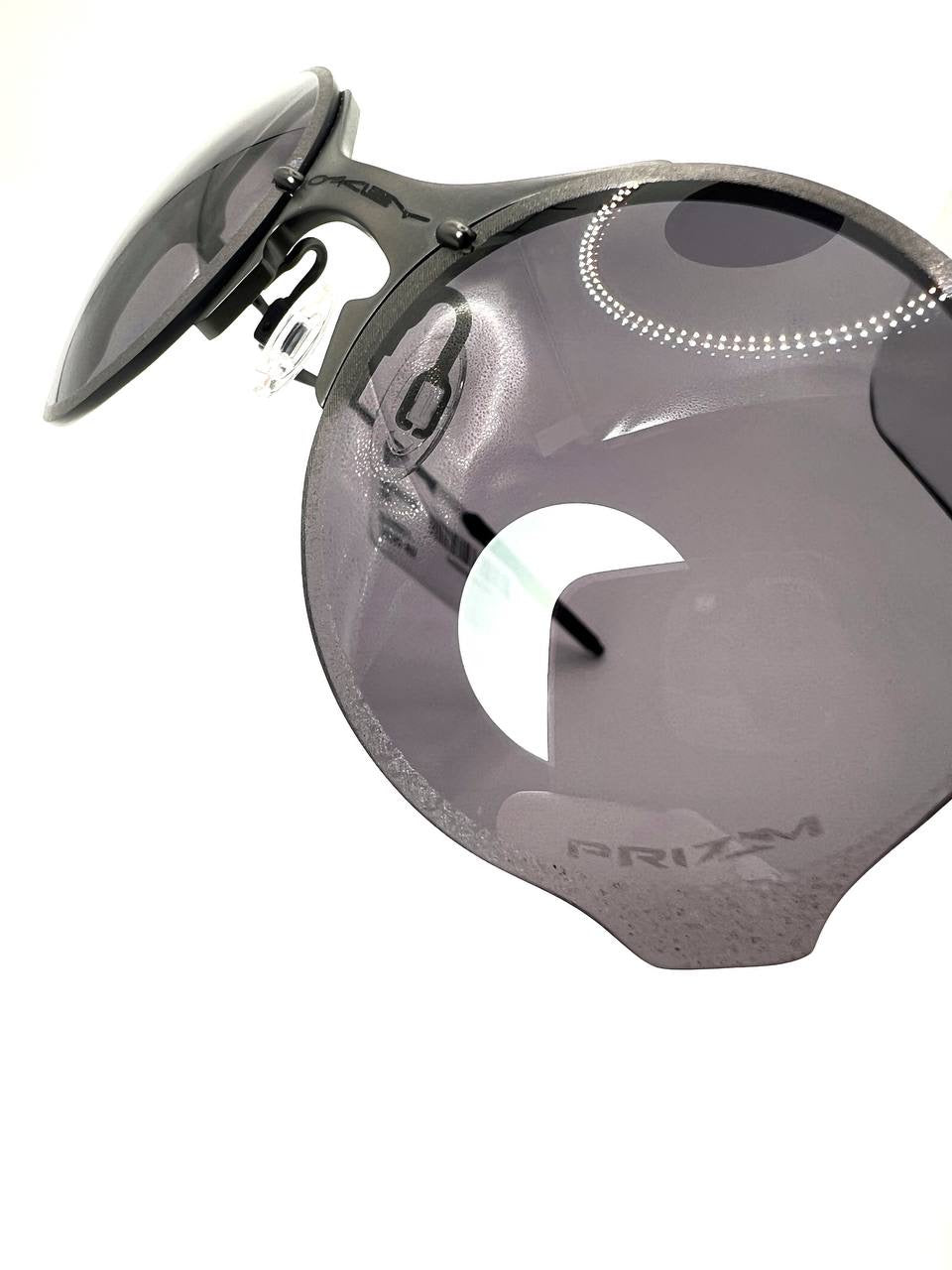 Oakley Tailend Ti Titanium Satin Carbon Prizm Grey Sunglasses
