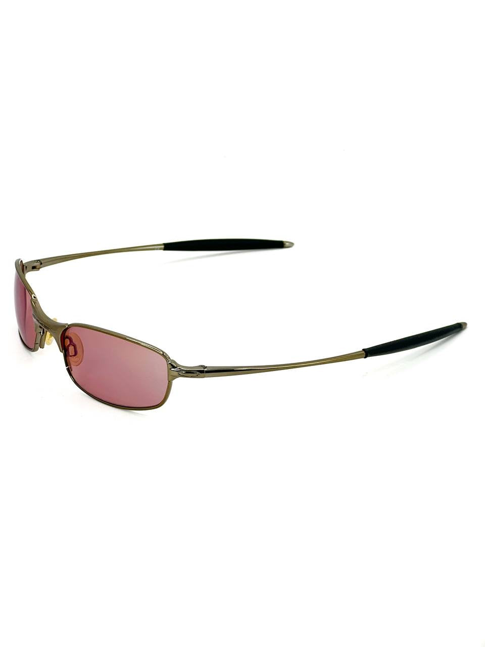 1999 Vintage Oakley Square Wire 2.0 Black Chrome / G30 Iridium