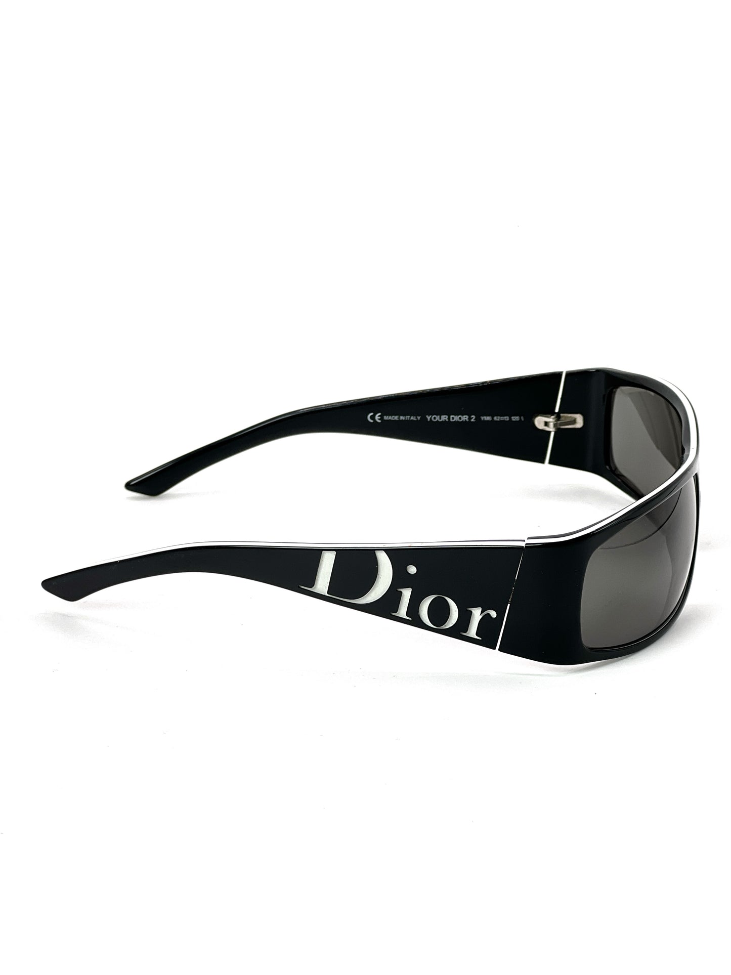 Vintage Dior Your Dior 2 Sunglasses Black