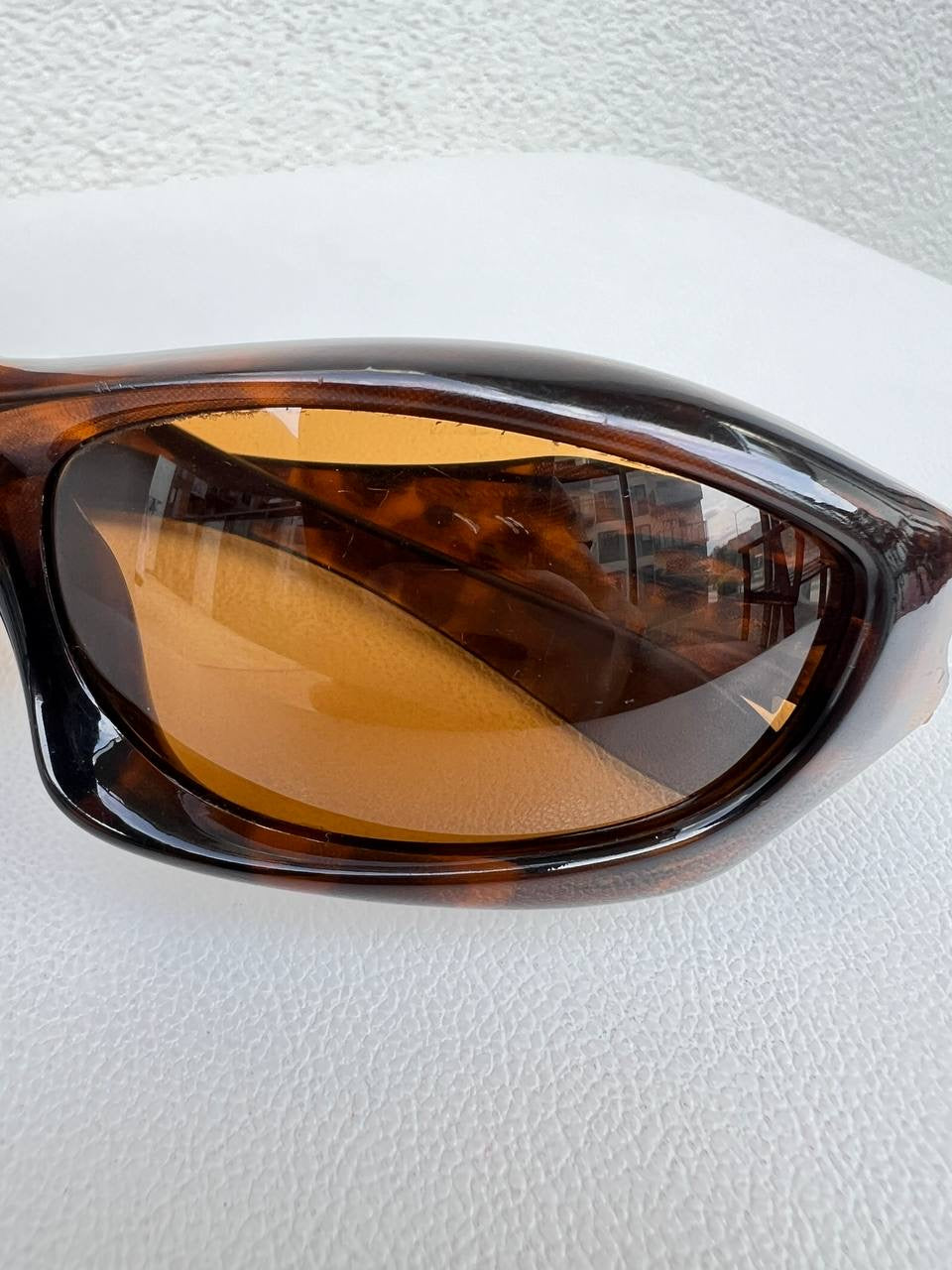 2003 Vintage Oakley Monster Dog 1st Gen Brown Tortoise / Bronze Sunglasses
