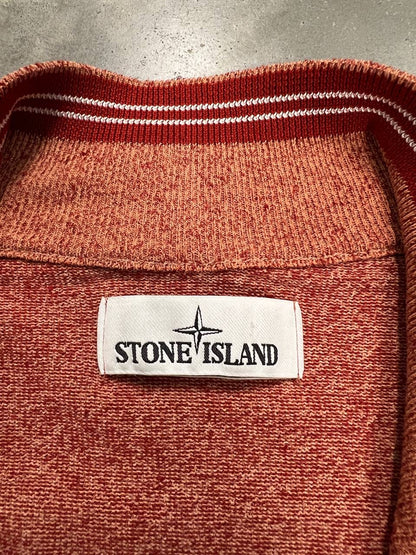 Stone Island Linen Nylon Full Zip Sweater