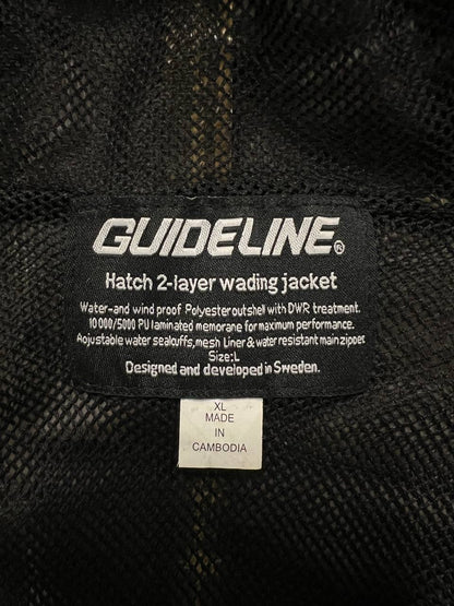 Guideline Wading Jacket Cargo Pockets Windbreaker