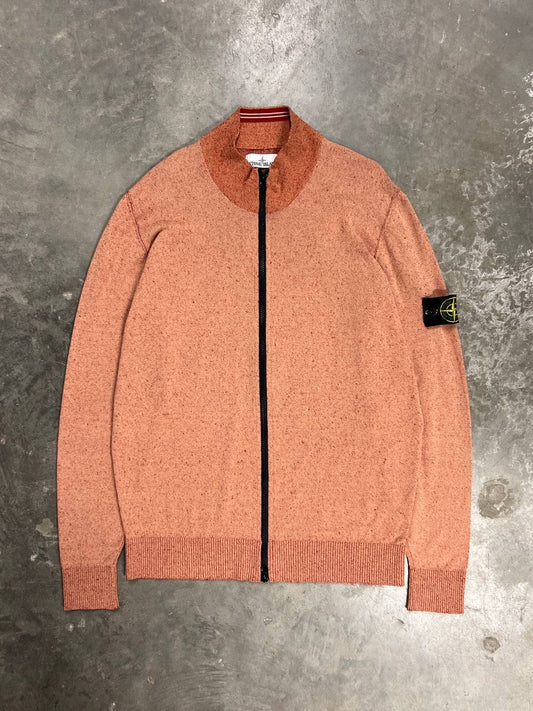 Stone Island Linen Nylon Full Zip Sweater