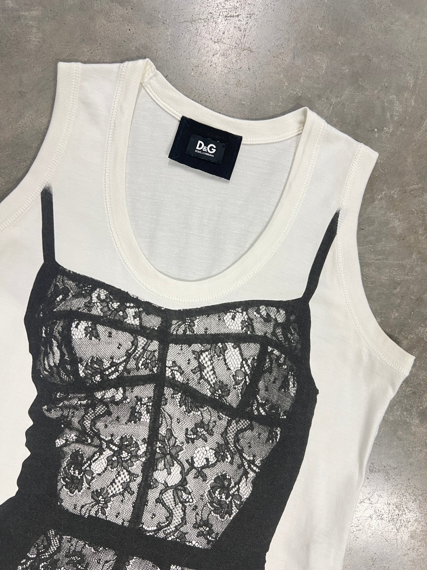 00s Vintage Dolce & Gabbana Tank Top Shirt