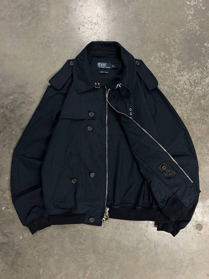 Vintage Polo Ralph Lauren Double Breasted Flight Blouson Harrington Jacket